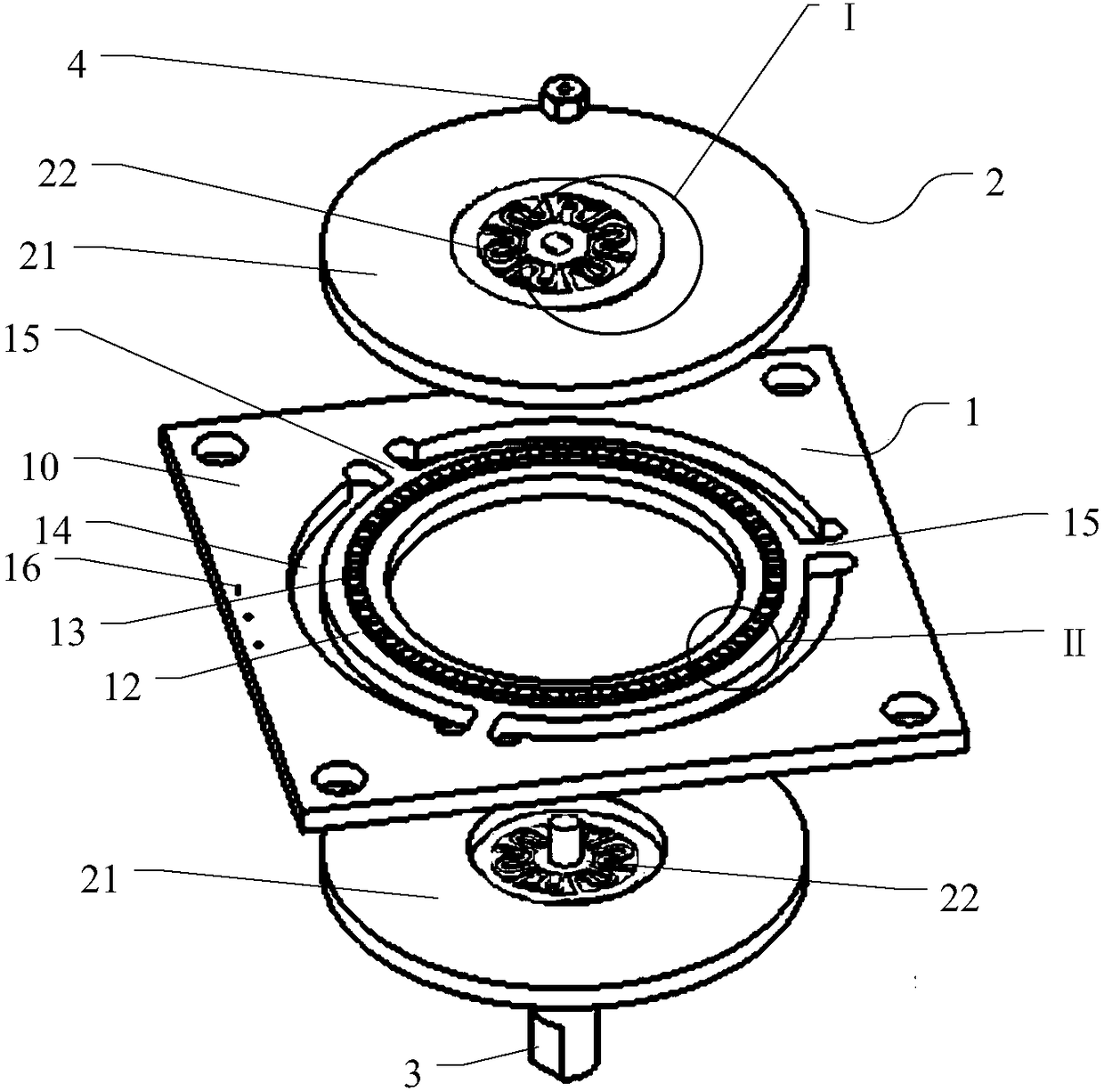 An ultrasonic motor with multi-stator planar array structure