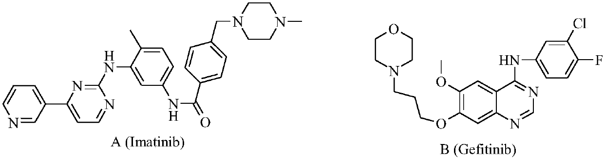 Preparation and application of bis-fluoroquinolone thiadiazole ureas N-acetyl norfloxacin derivative