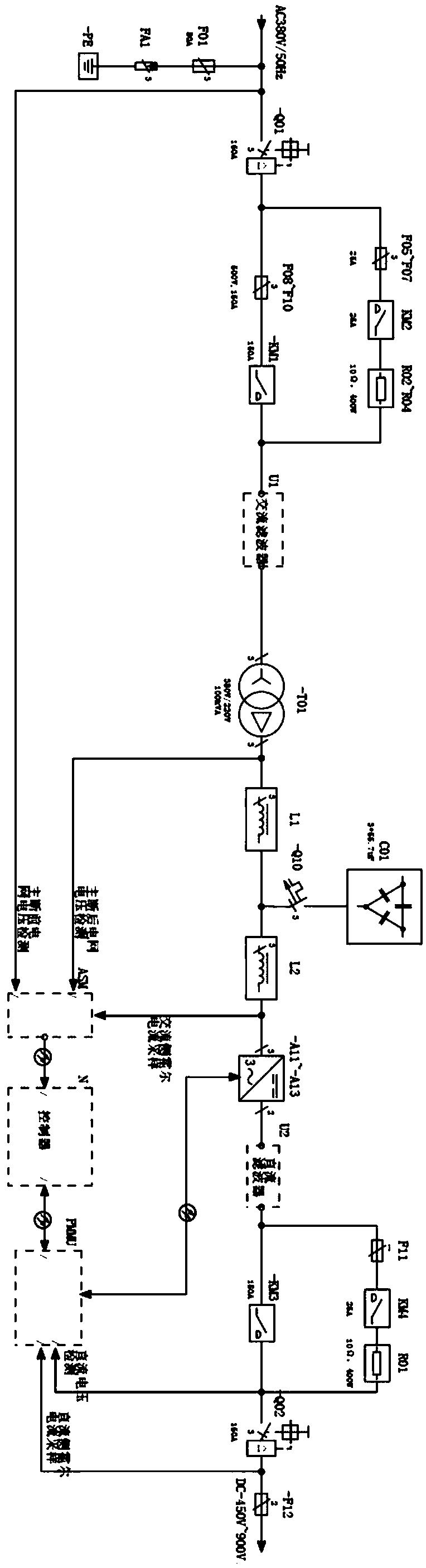 A power supply method and a charging device for a super capacitor energy storage type trolley car