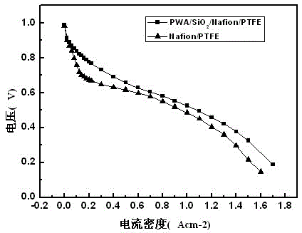 Preparation method of compact and composite proton exchange membrane