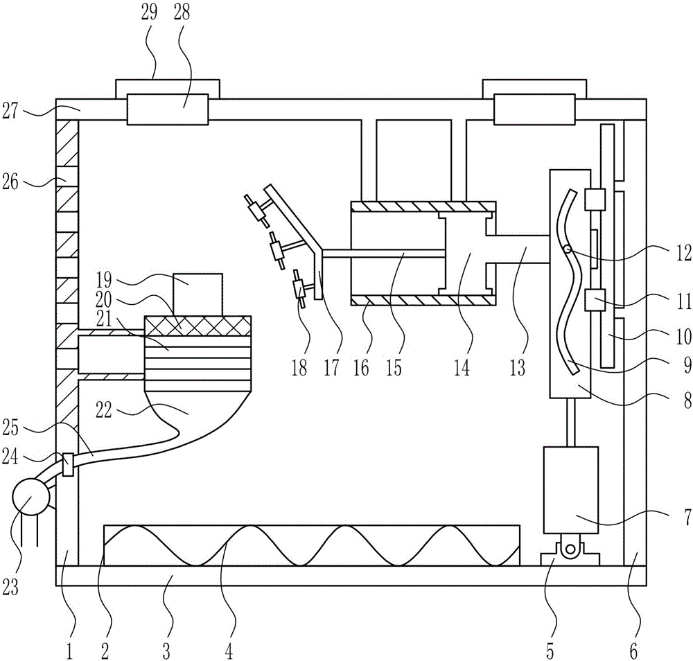Moistureproof and heat-radiation device of filter for high-voltage harmonic processing