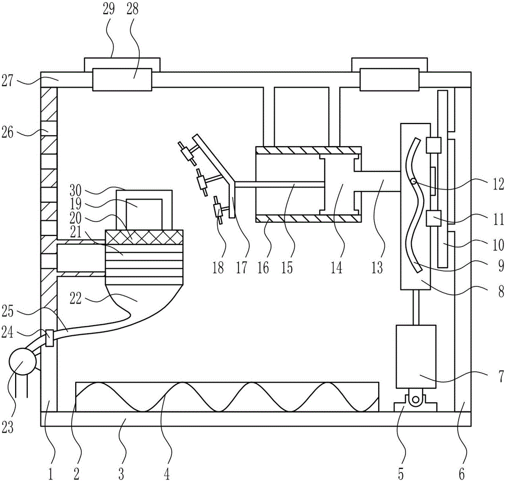 Moistureproof and heat-radiation device of filter for high-voltage harmonic processing