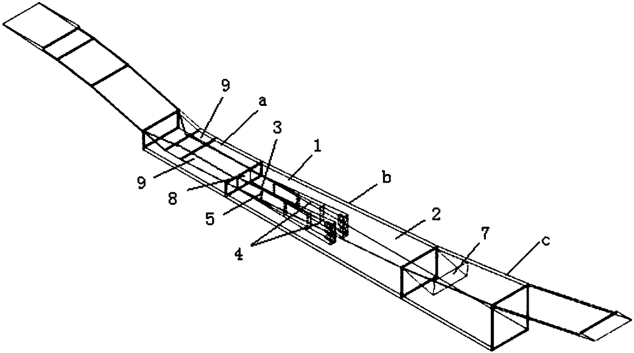 A rocket stamping composite full runner for wide range work