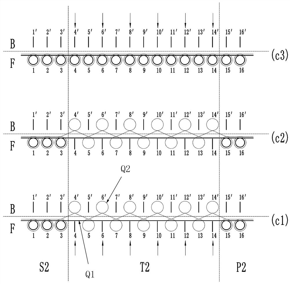 A weaving method for hollow weave without floating thread