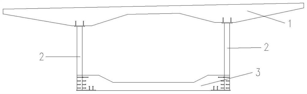 Construction method of asynchronous hanging basket for cast-in-place cantilever box girder with corrugated steel web