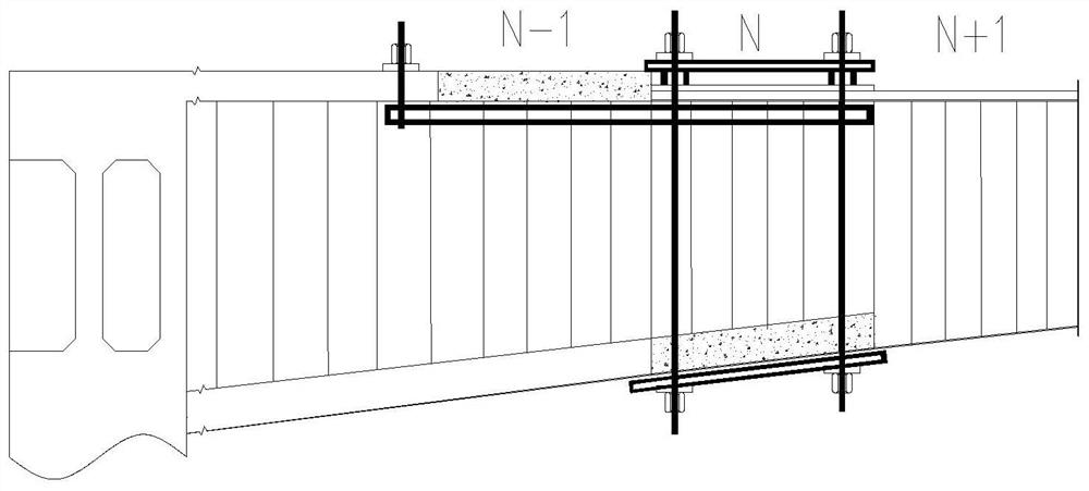 Construction method of asynchronous hanging basket for cast-in-place cantilever box girder with corrugated steel web