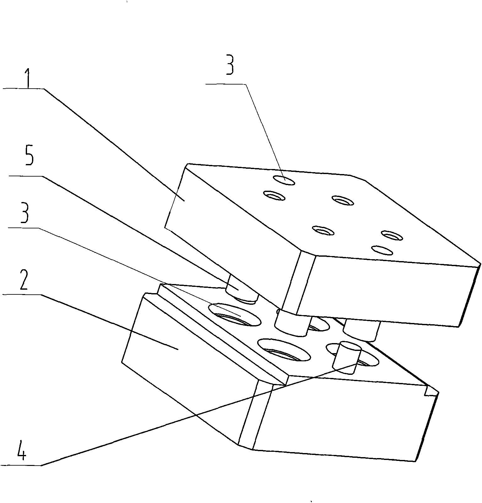 Process for manufacturing press-forming mould for simultaneously manufacturing a plurality of parts