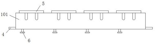 Integrated multi-station LC type optical fiber adapter