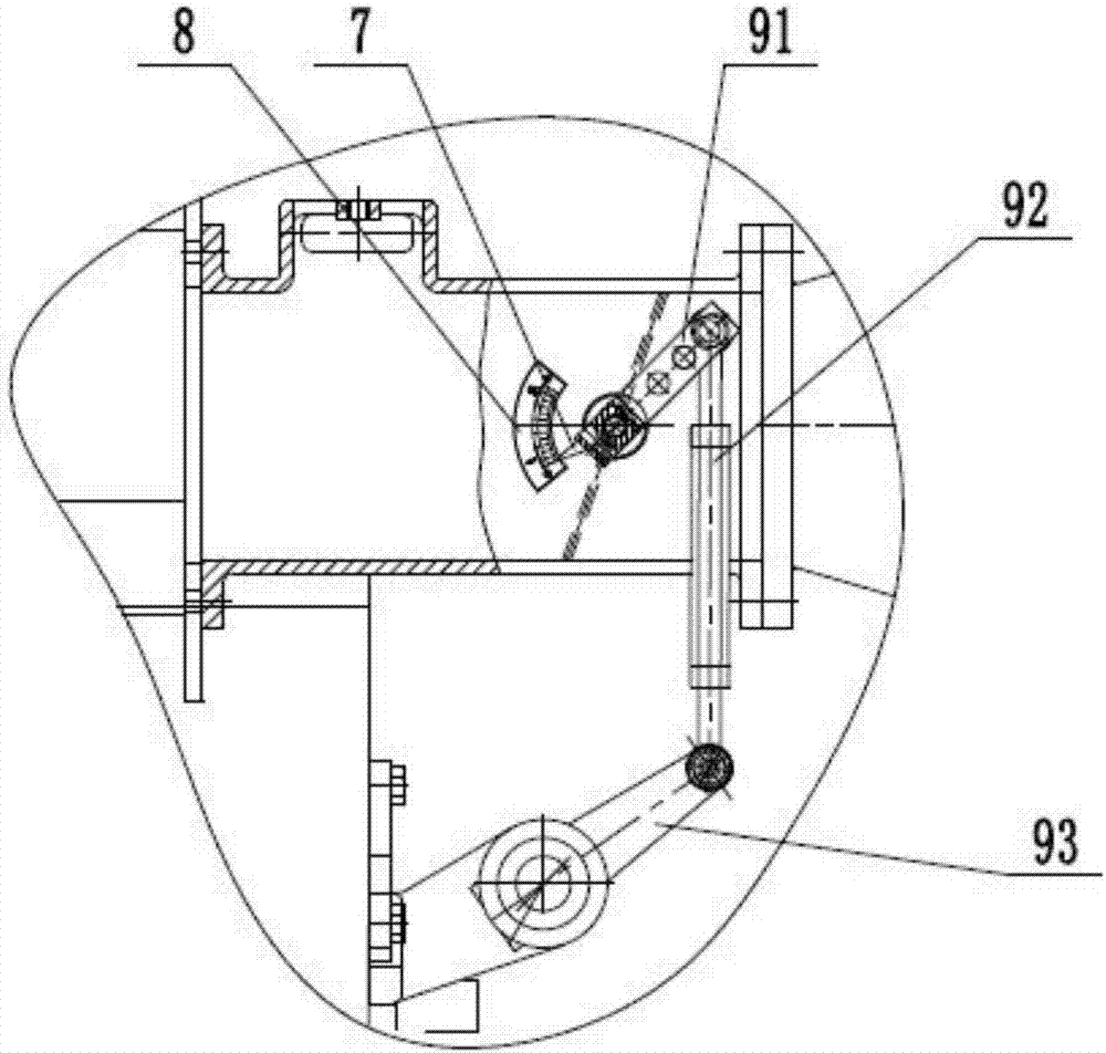 Gas inlet mechanism of unpressurized gas engine