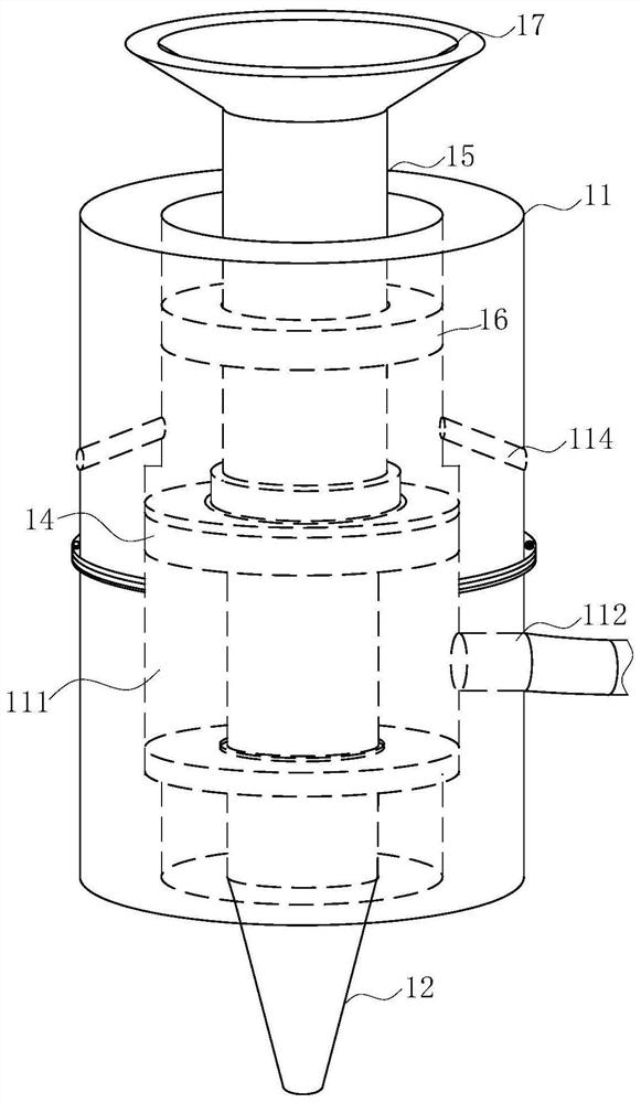 A detection device for rock movement and surface subsidence in thick loose layer mining