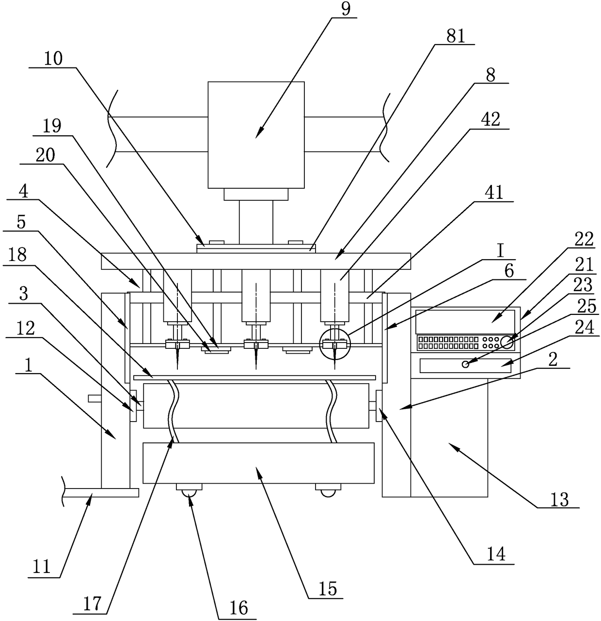 Adjustable high-precision biaxial slitting machine