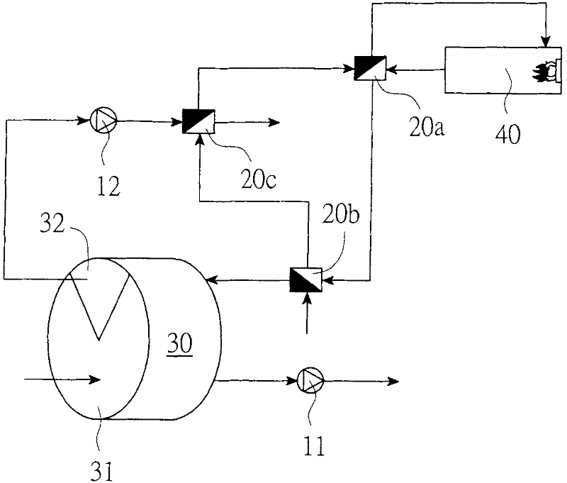 Gas-to-gas heat exchanger and waste gas incinerator integrating same