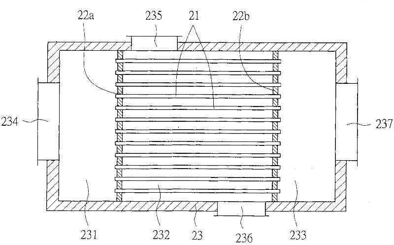 Gas-to-gas heat exchanger and waste gas incinerator integrating same