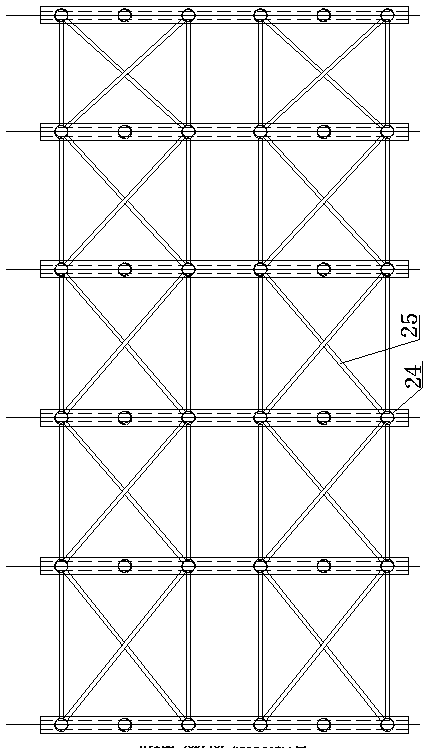 Construction support device and construction method for bridge adjacent to business line