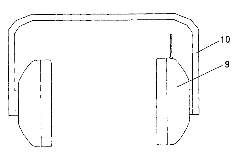 Walkie-talkie ear microphone with autoexcitation function