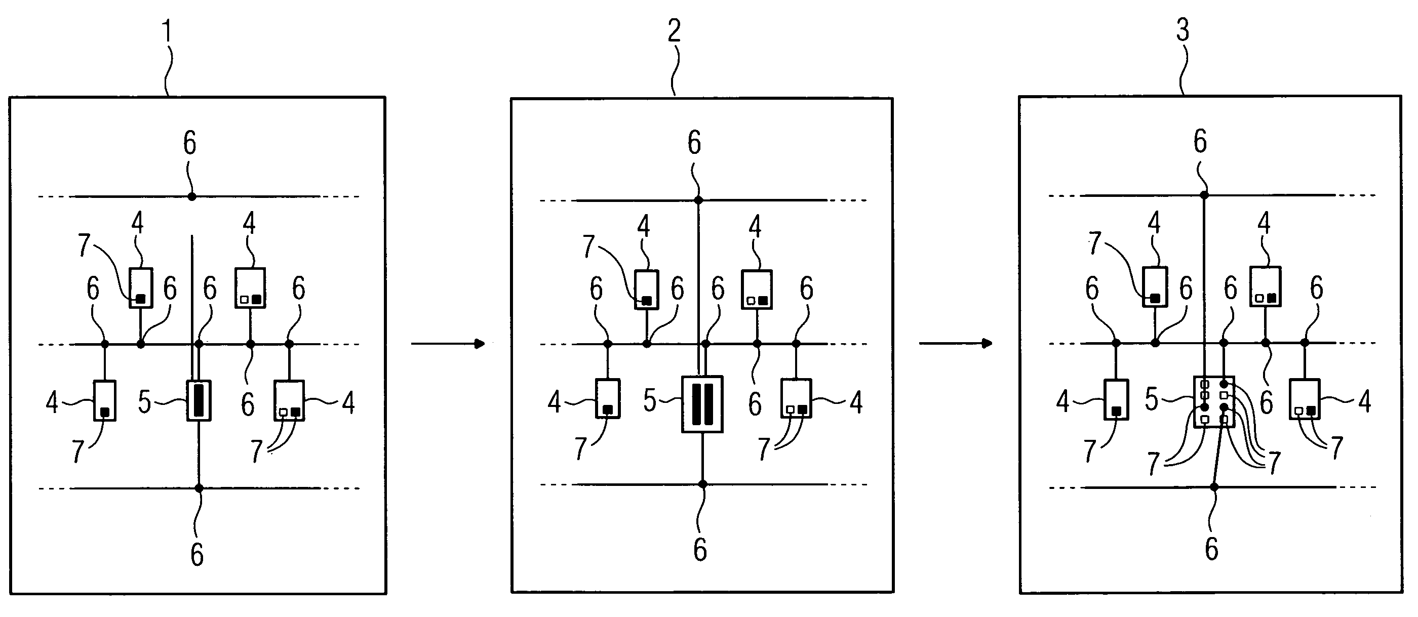 Selective detailed display of devices in a network