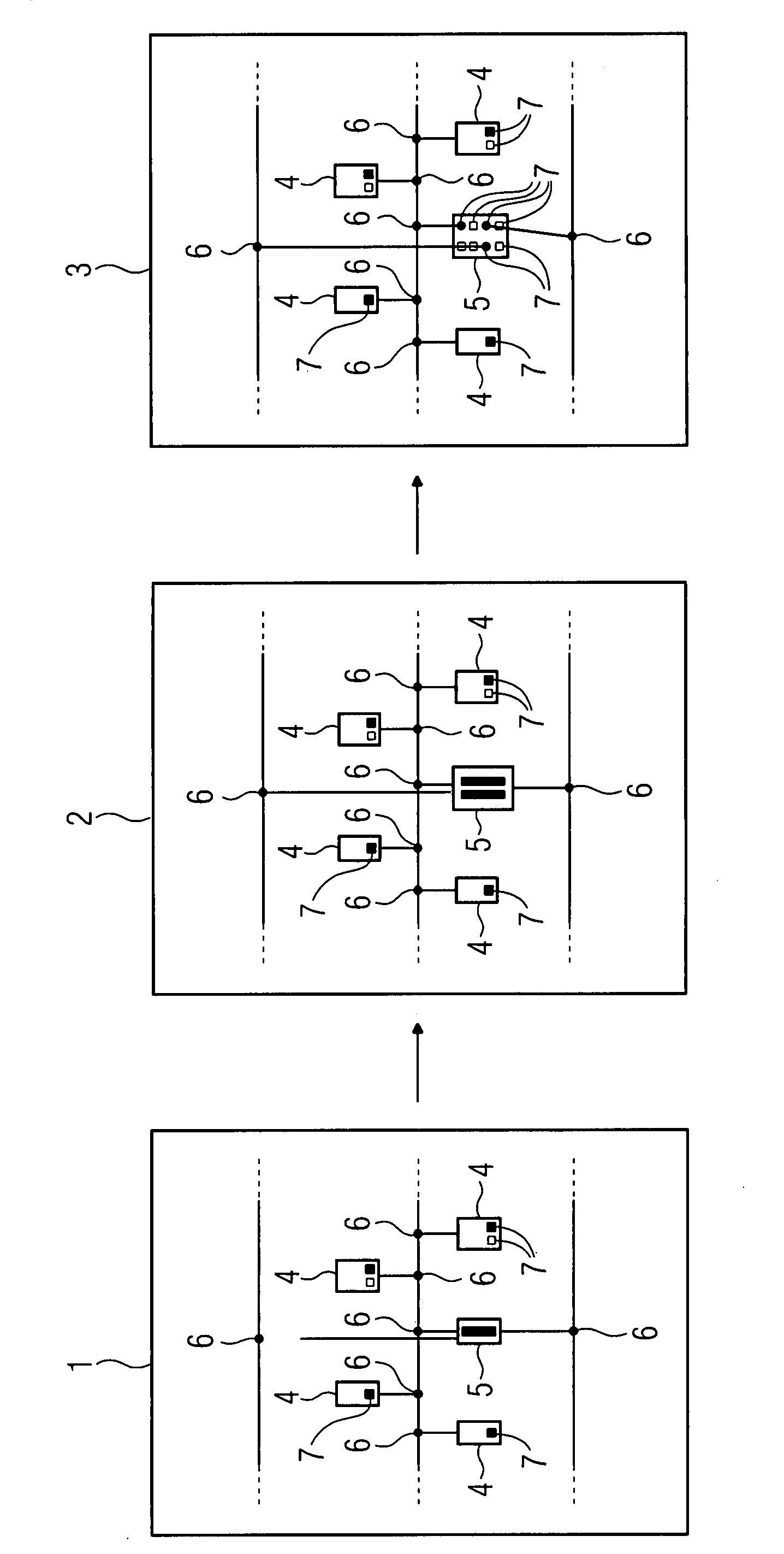 Selective detailed display of devices in a network