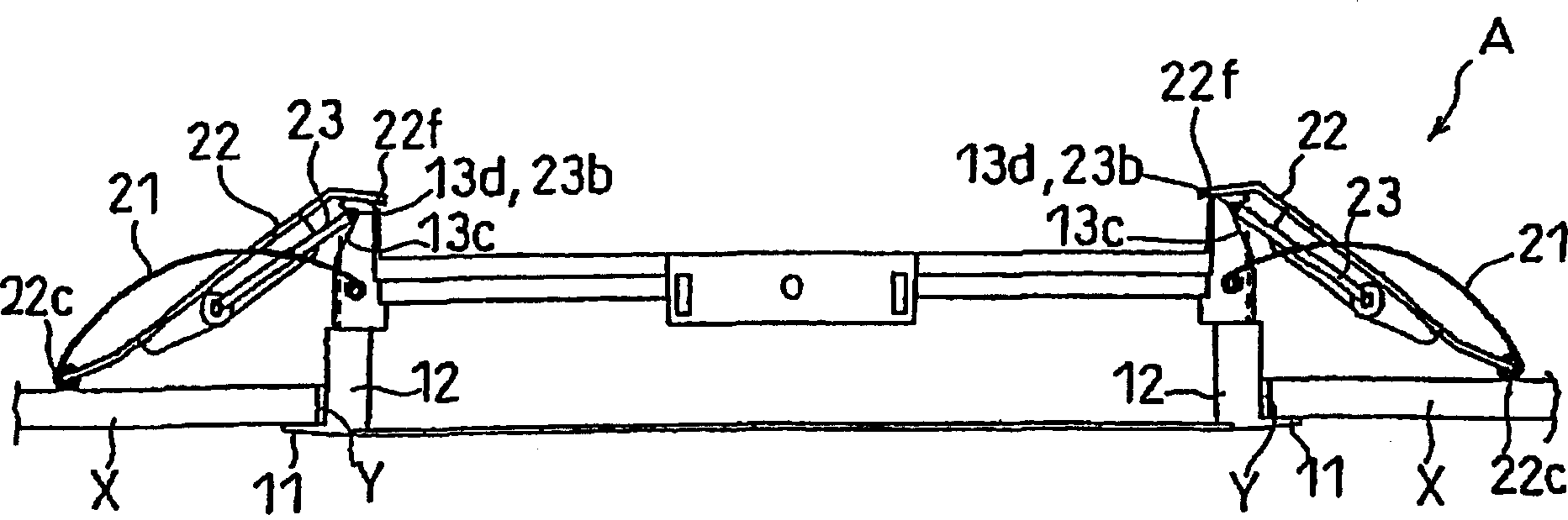 Fitting structure for built in type apparatus