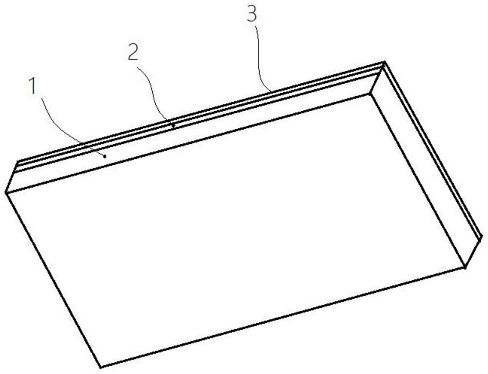 Curtain wall board adopting basalt fiber fabric as facing layer and manufacturing method of curtain wall board