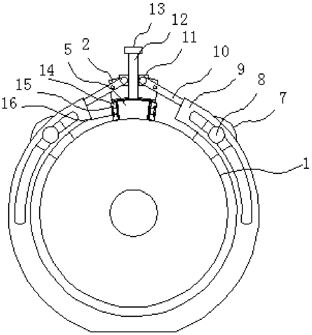 An inverter capacitor clamping device