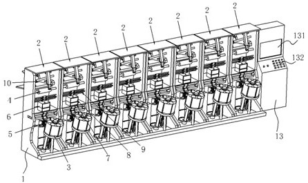 A spinning tube machine