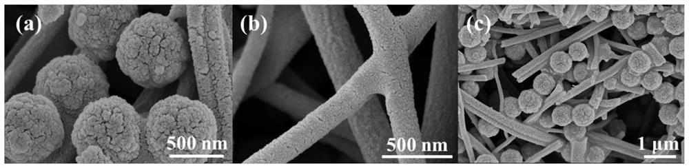 CdS/Co3O4 composite material, preparation method and application of CdS/Co3O4 composite material in acetone gas detection under optical excitation