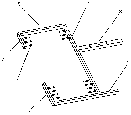 Comb tooth type automobile storing and picking receiving and delivering device