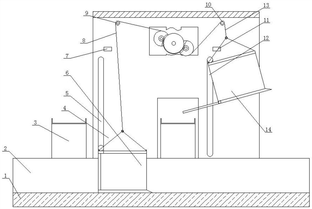 A kind of automatic garbage cleaning device and cleaning method for water conservancy project