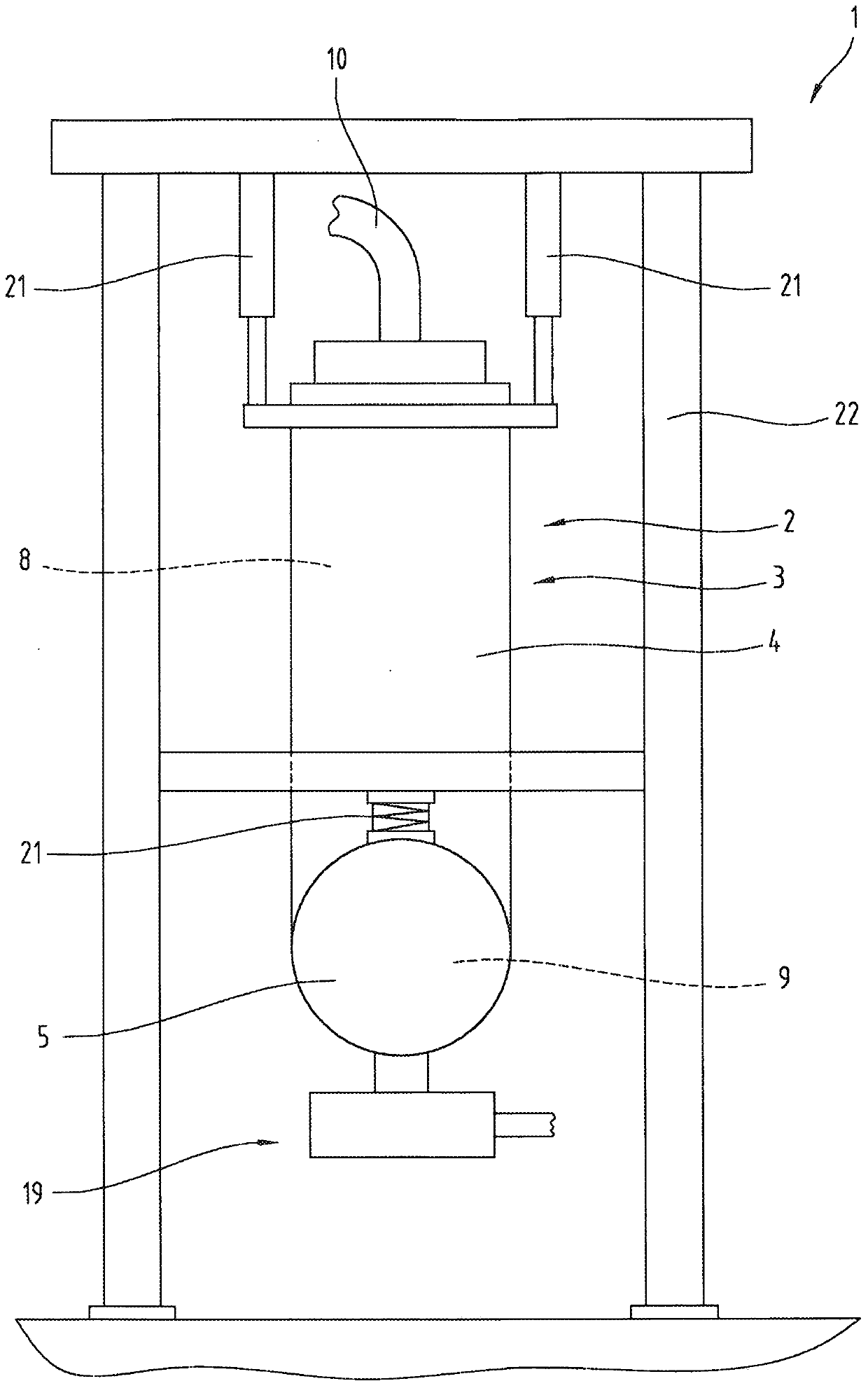 Apparatus and method for processing plastic melts