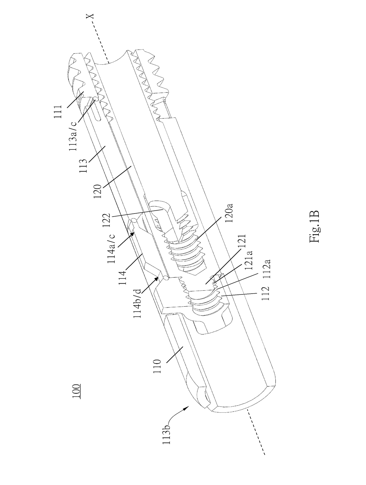 Spinal implant structure and kit thereof