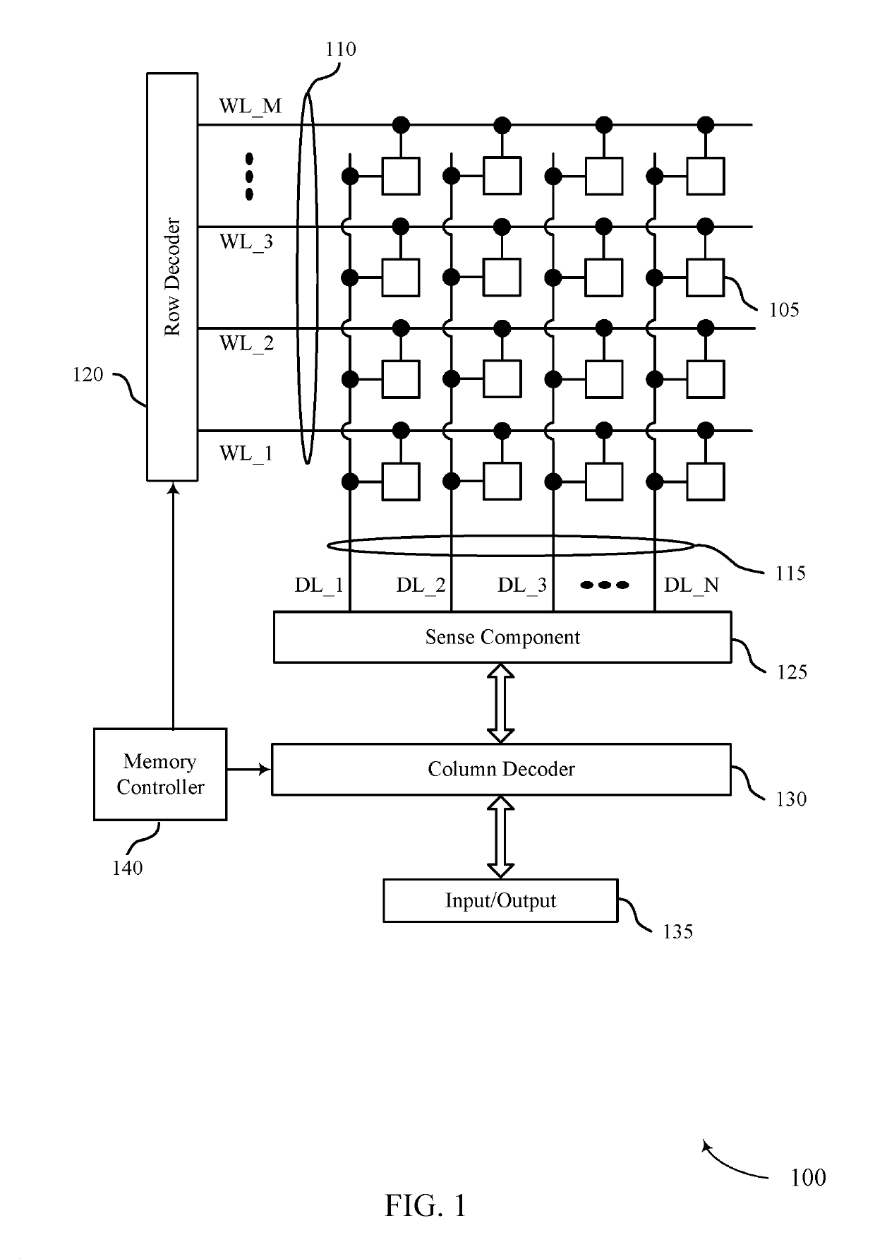 Techniques for sensing logic values stored in memory cells using sense amplifiers that are selectively isolated from digit lines