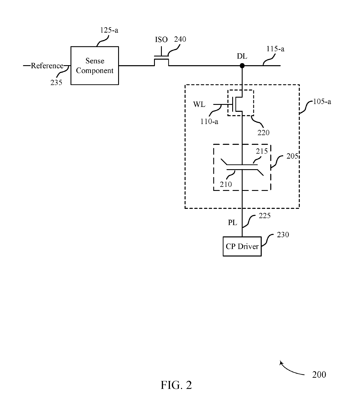 Techniques for sensing logic values stored in memory cells using sense amplifiers that are selectively isolated from digit lines