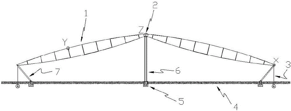 String structure, string beam and building
