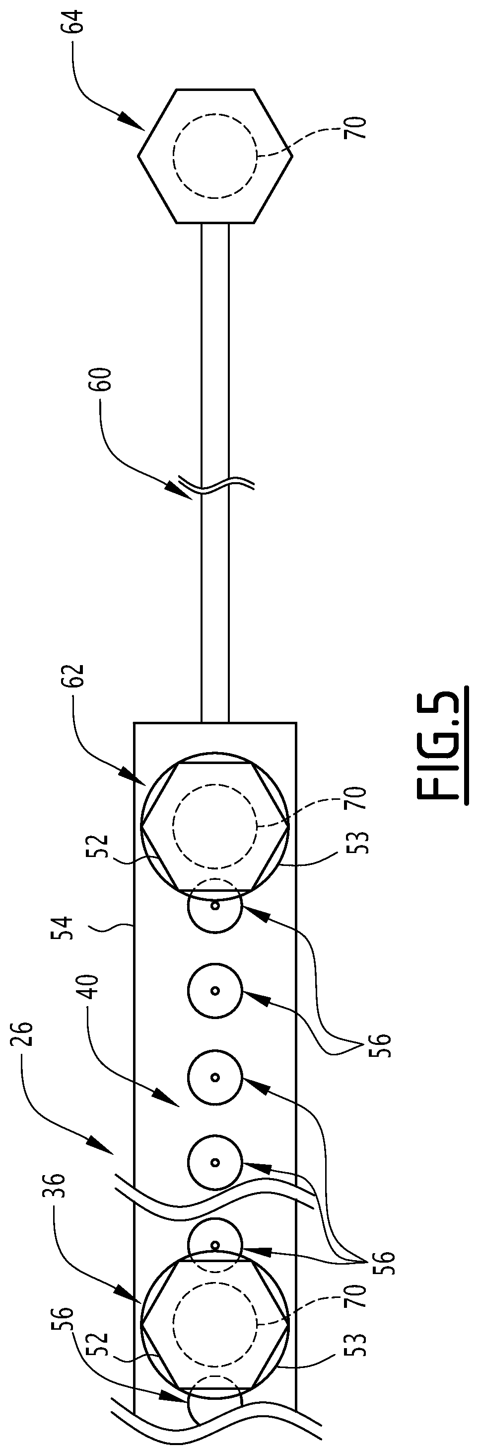 Lightning protection system and associated nose