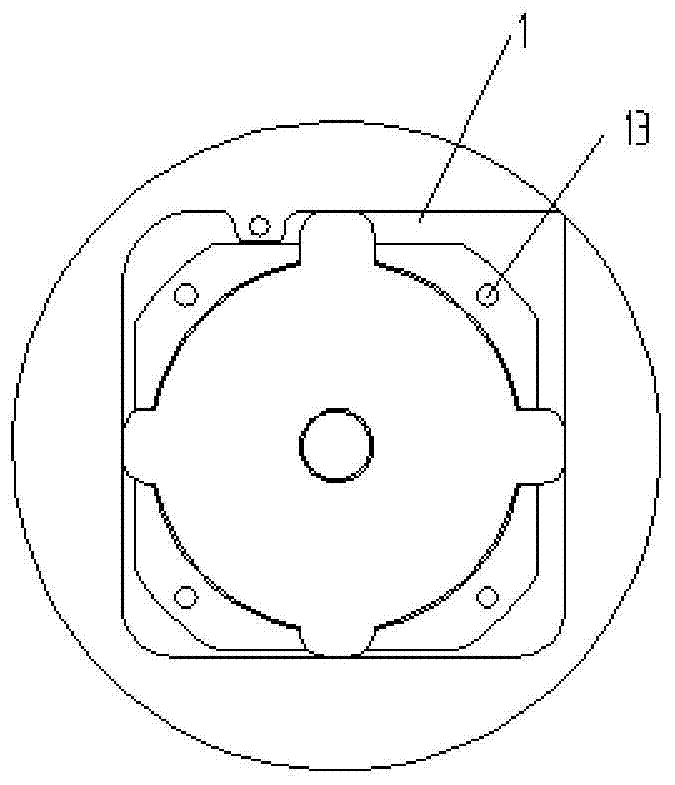 A stator and rotor split motor for sewing machine