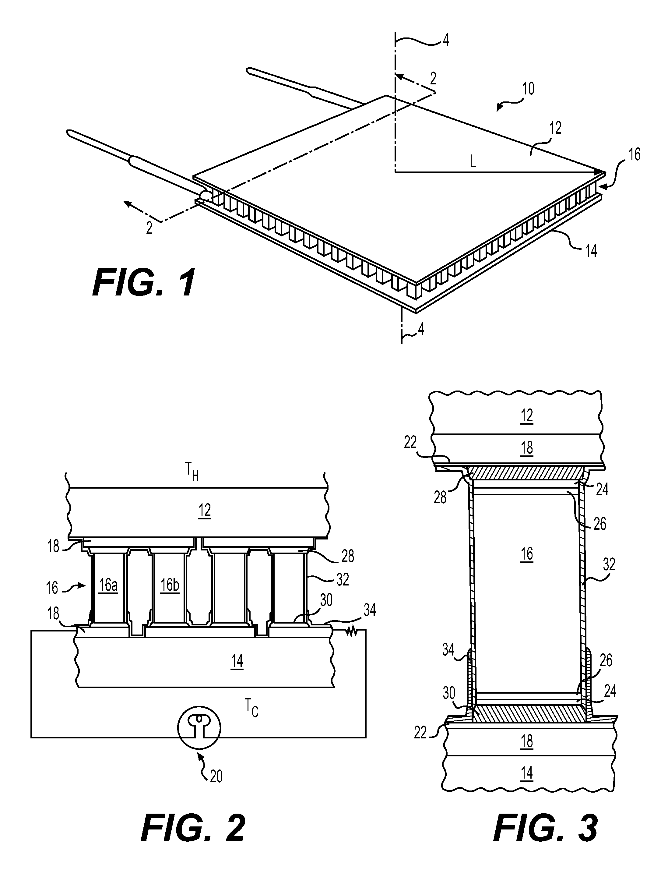 Thermoelectric device for high temperature applications