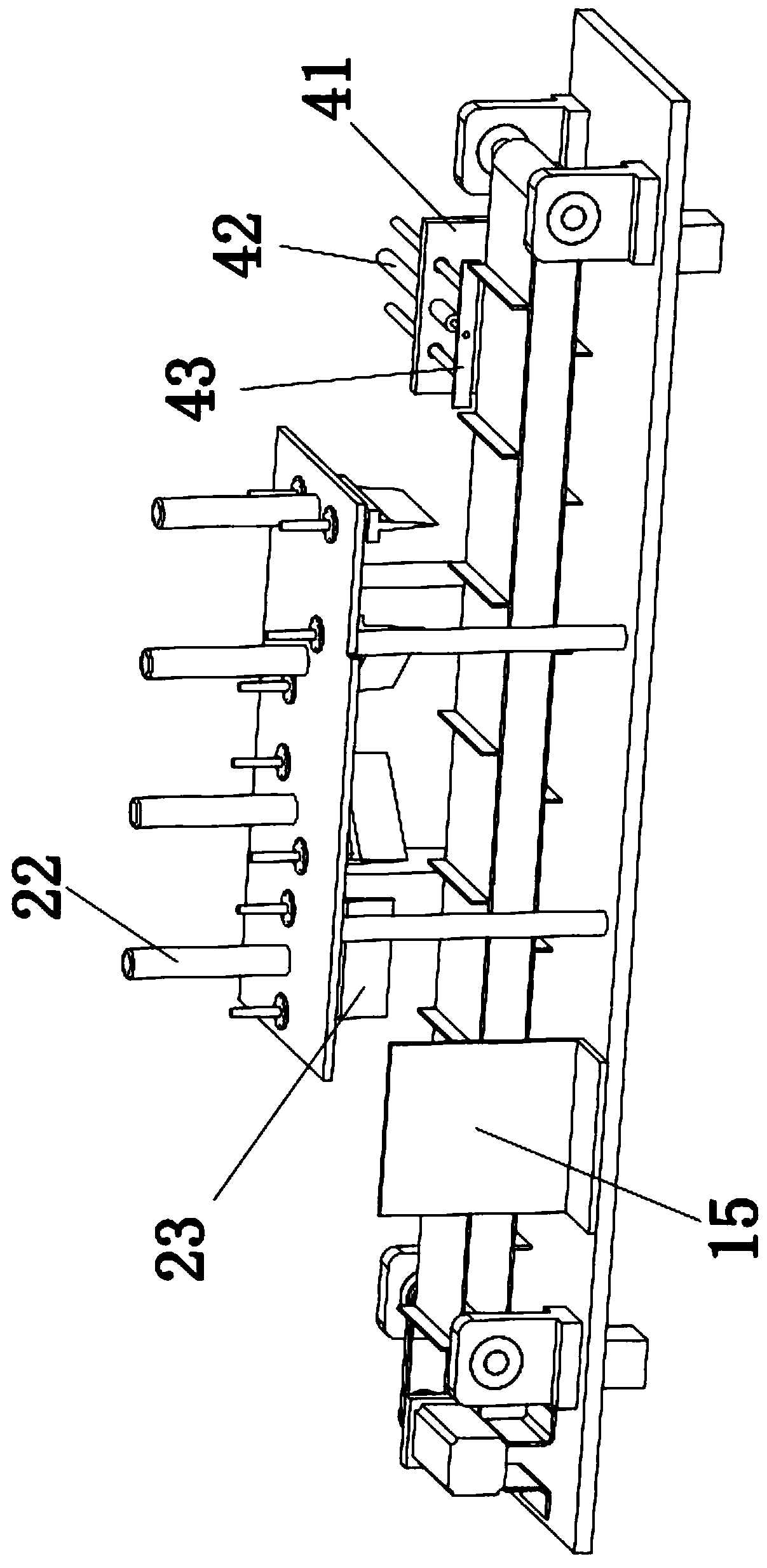 Ultrasonic cake-cutting machine convenient for inserting paper