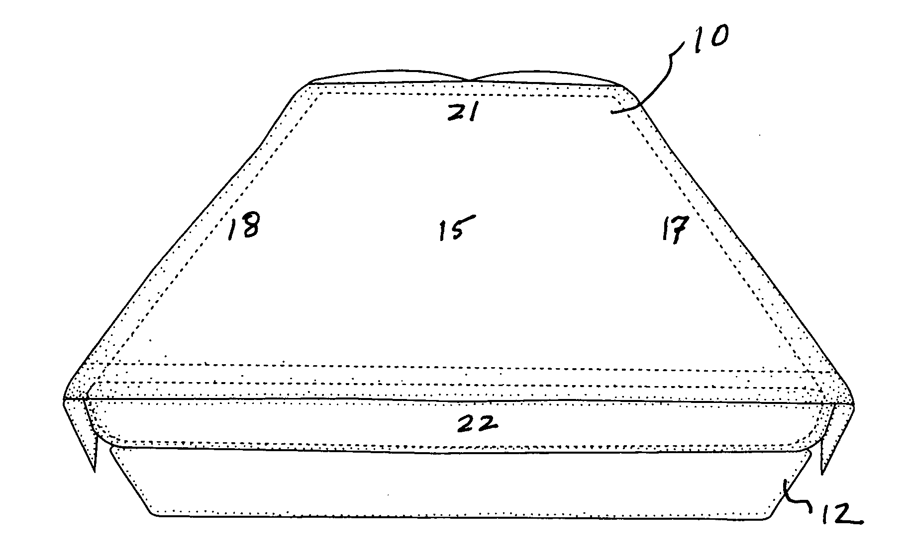 Fitted top bed sheet and method for making same