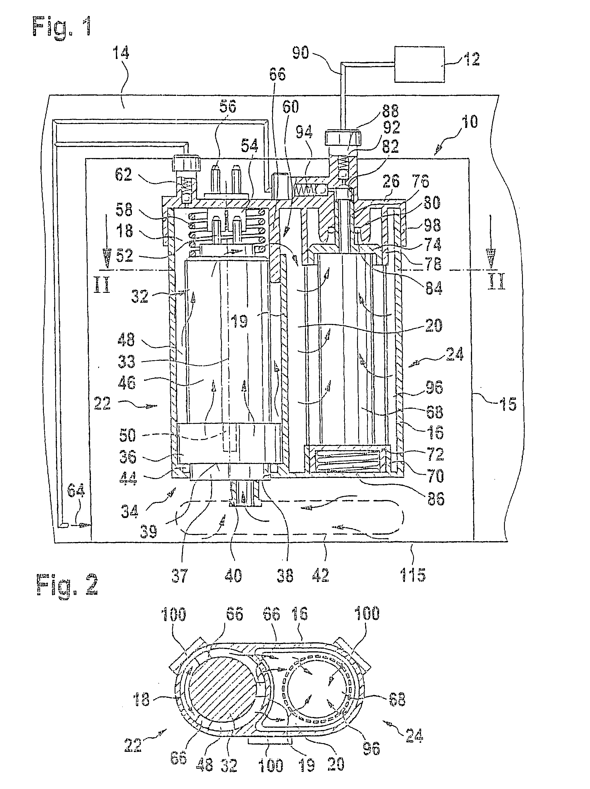 Fuel transporting device for a motor vehicle
