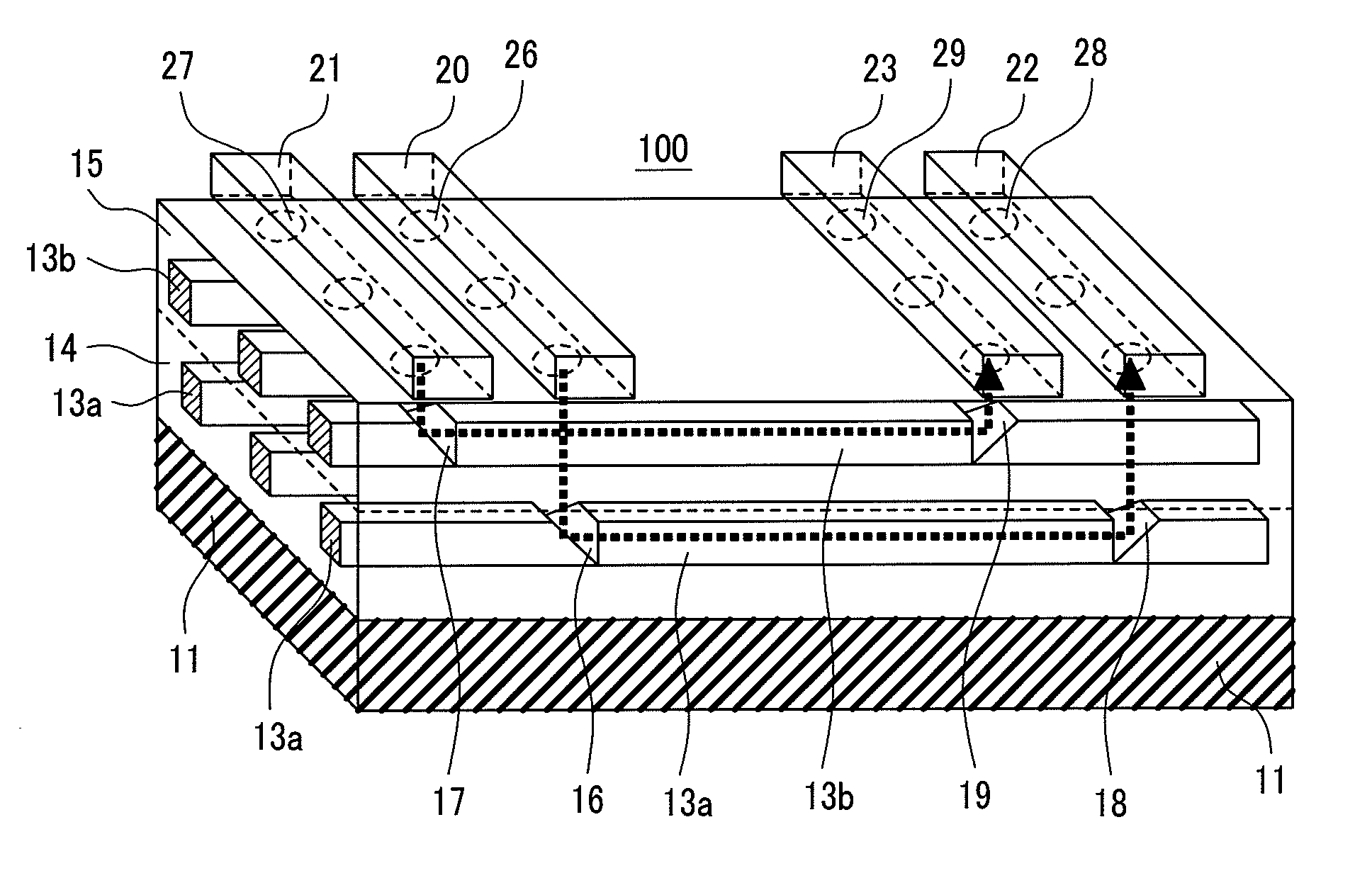 Optoelectronic integrated circuit board and communications device using the same