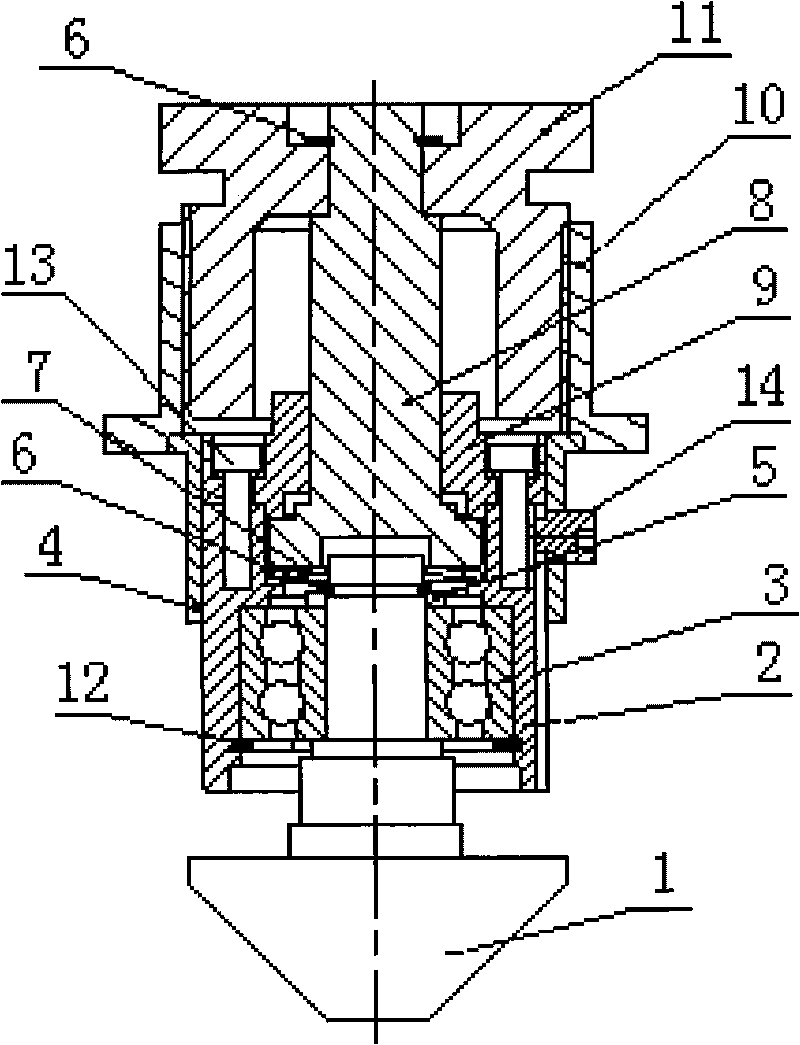 Elastic positioning adjusting device for conical pulley