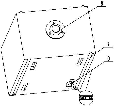 Multifunctional recyclable express delivery box based on Internet of things