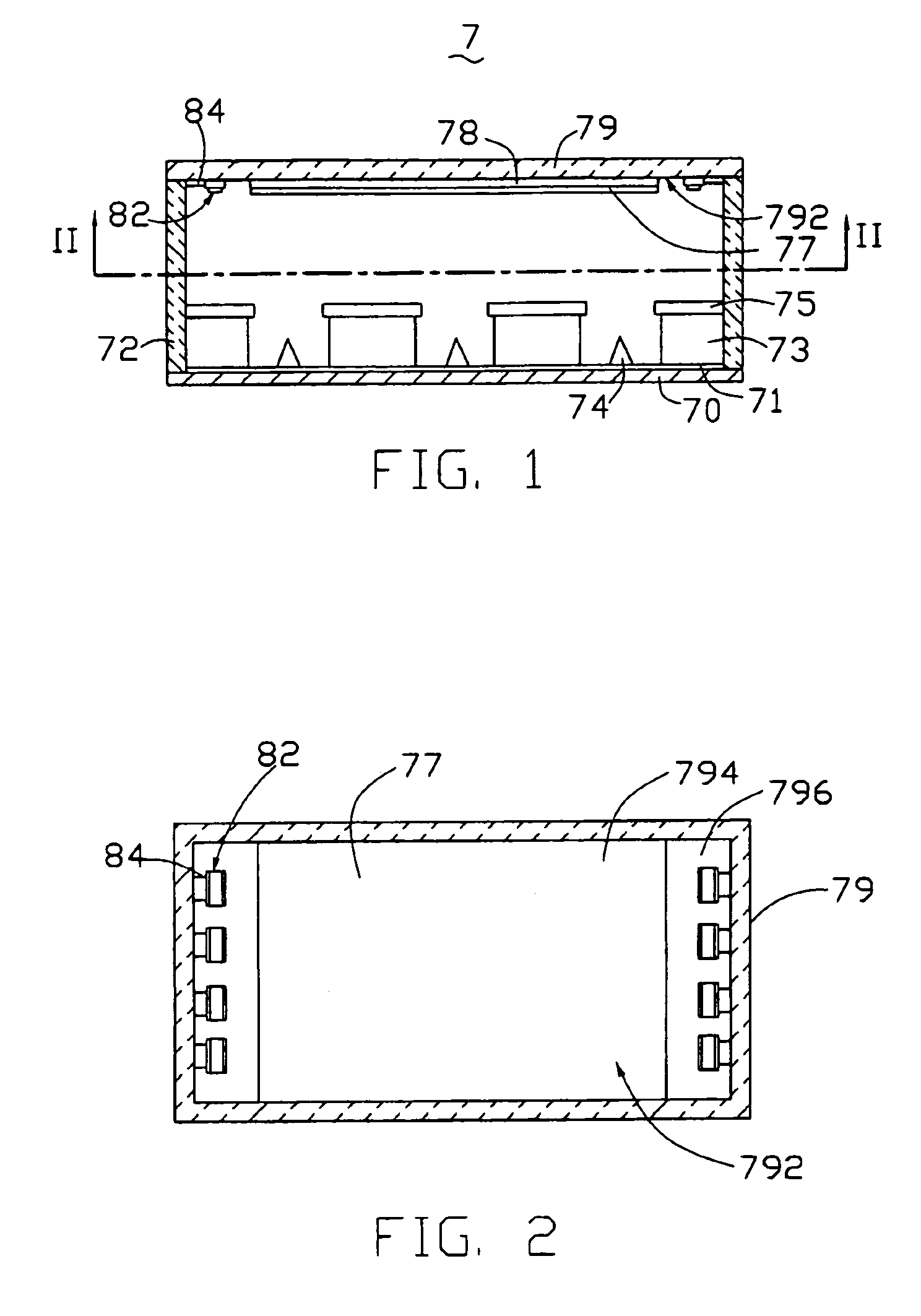 Flat panel display having non-evaporable getter material
