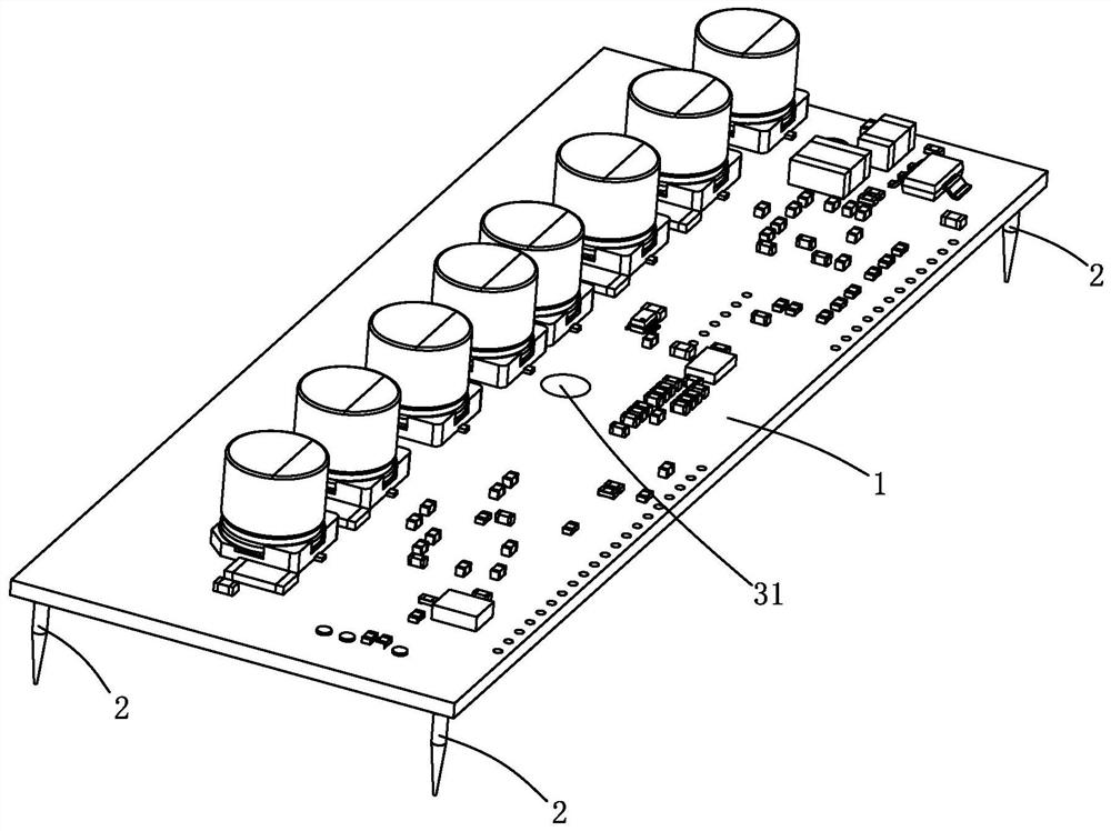 Touch heat insulation pcb board