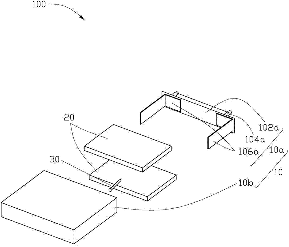 Measurement device for inner temperature of battery