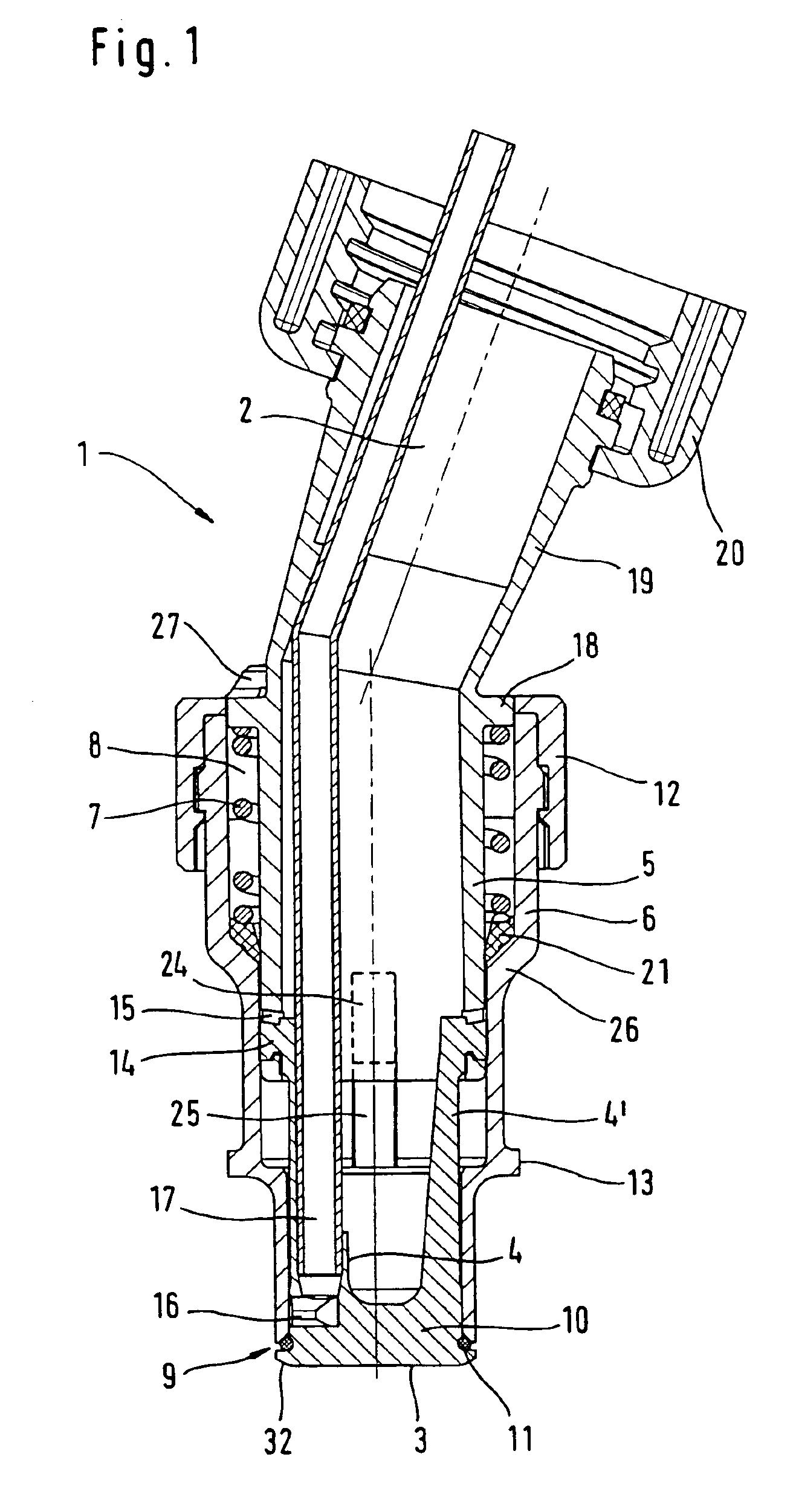 Device for decanting a liquid