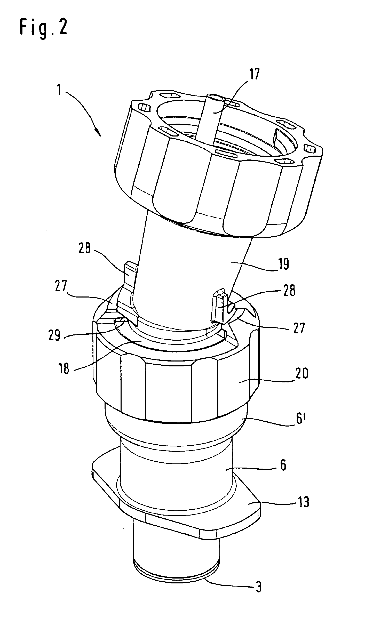 Device for decanting a liquid