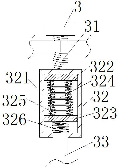 Hammer pounding and peeling device for wheat flour production