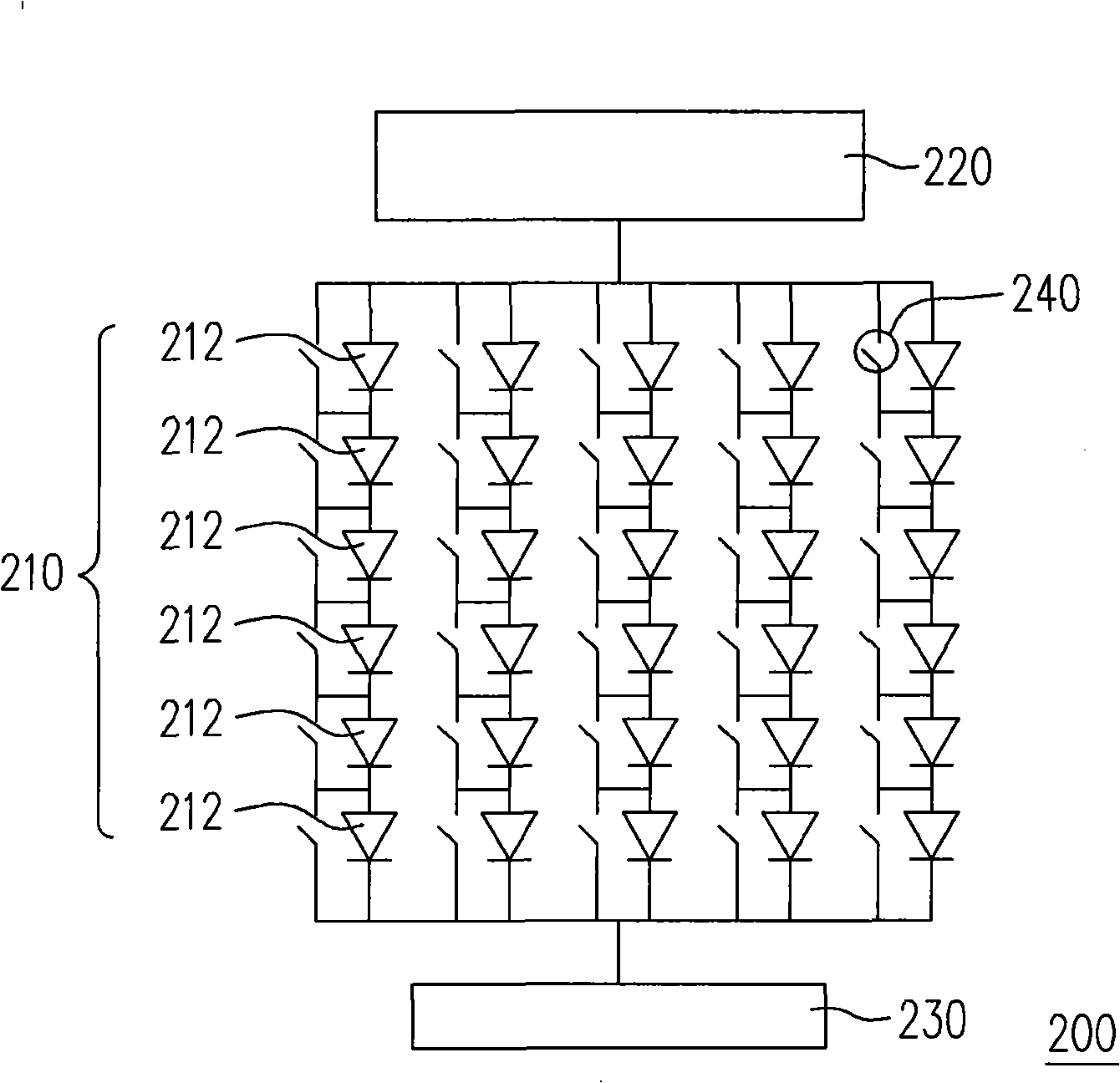 By-pass circuit and electronic device and display panel using the by-pass circuit