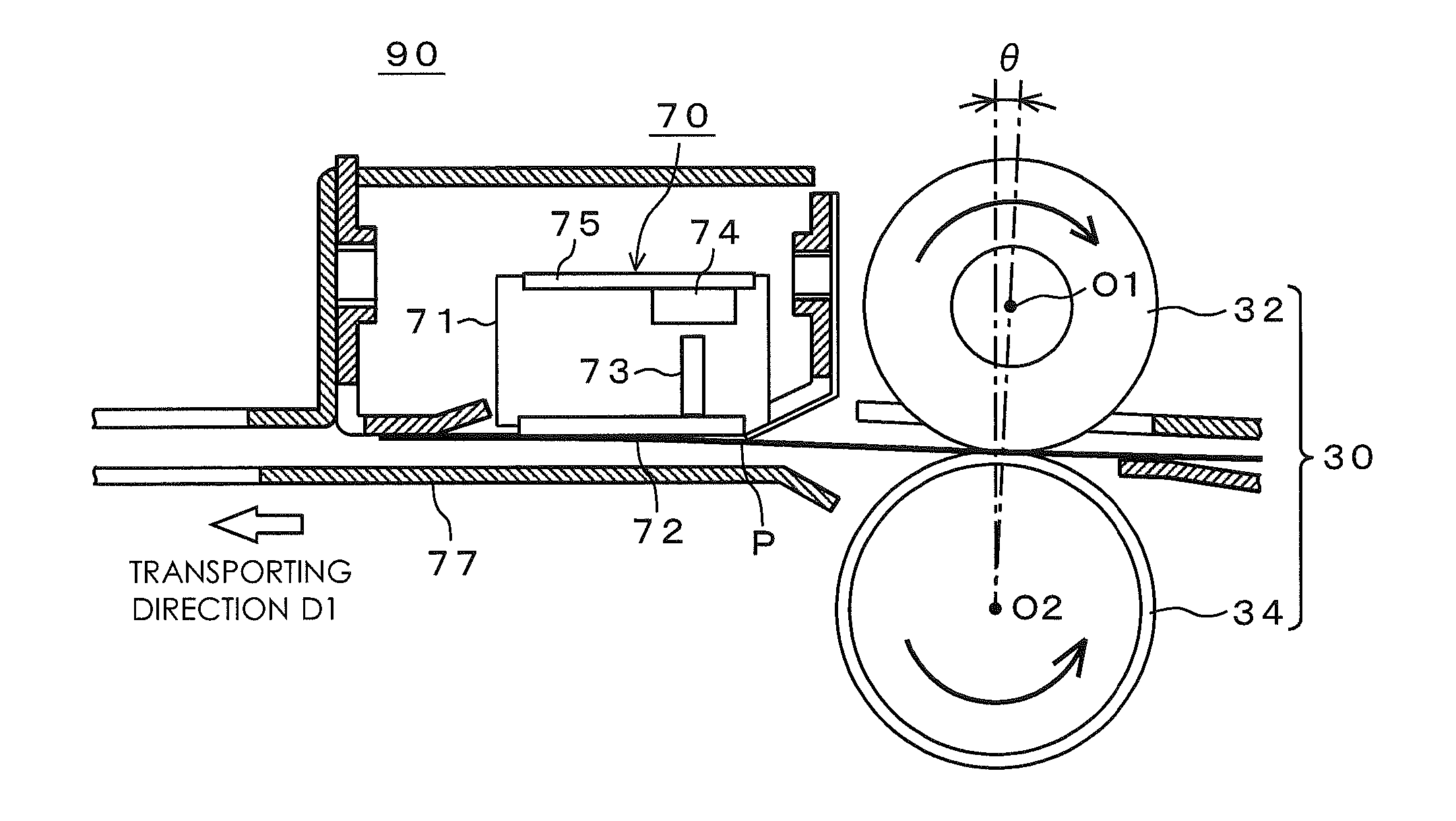 Transporting device and image forming apparatus using the same